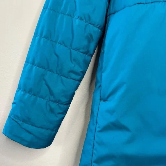 THE NORTH FACE MossBud Swirl Reversible Coat Girls M 10-12 Parka Winter Jacket - Picture 11 of 14